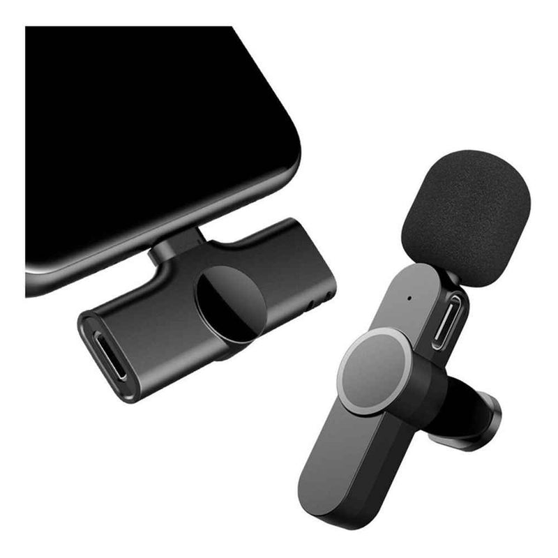 Microfone Lapela Wireless Sem Fio Para IOS Lightning