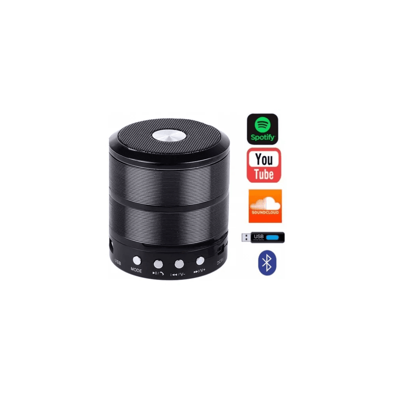 Mini Speaker Caixa de Som Bluetooth Portátil WS-887