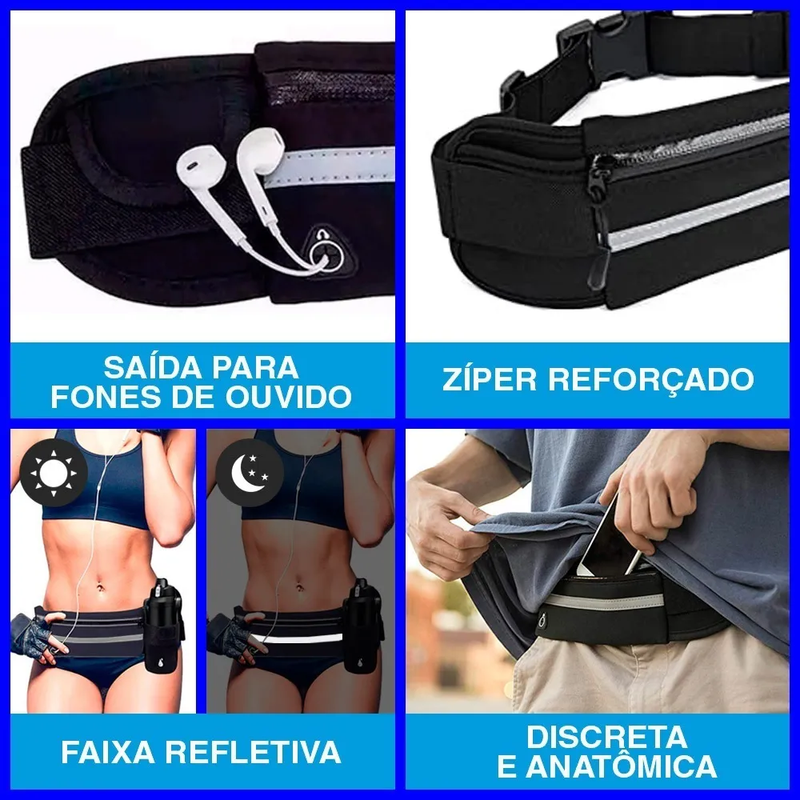 Pochete Corrida Impermeável Fitness Para Celular Objetos