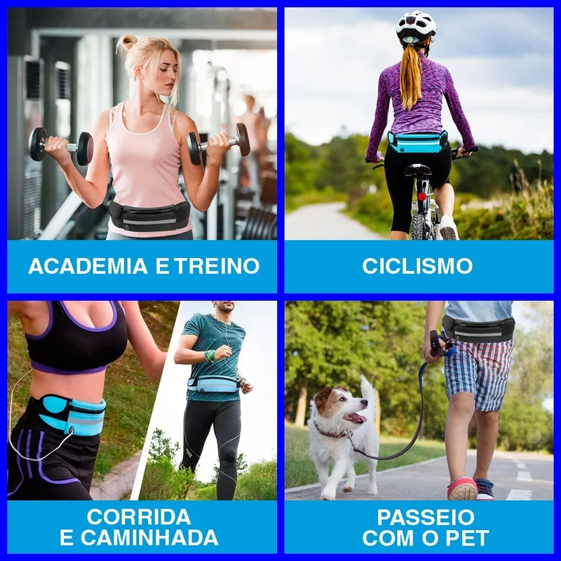 Pochete Corrida Impermeável Fitness Para Celular Objetos