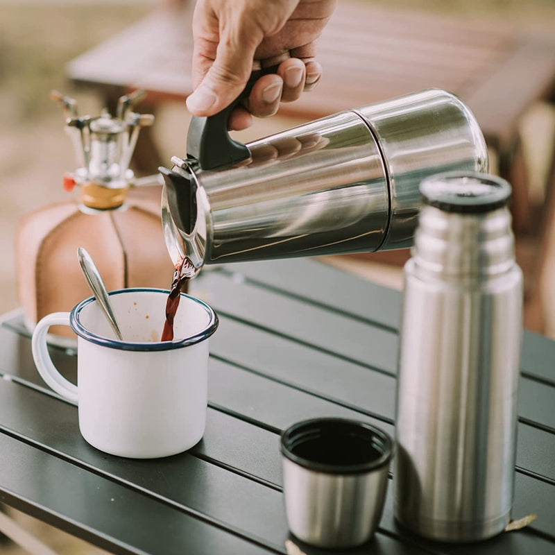 Cafeteira Italiana Luxo de Café em Inox