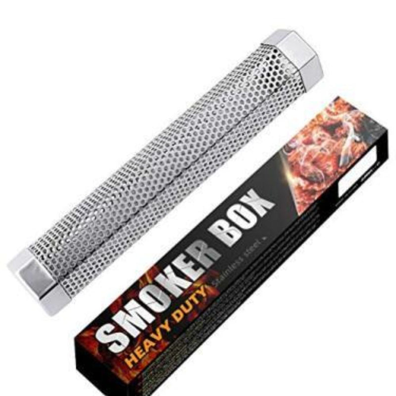 Defumador P/ Churrasqueira Em Caixa Inox Smoke Box