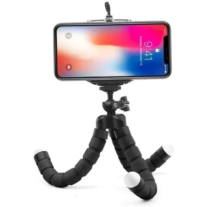 Mini Tripé Flexível Celular Portátil Apoio Para Foto e Filmagem