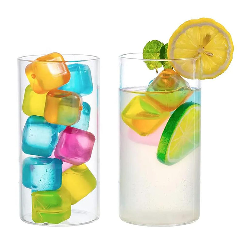 Gelo Artificial Colorido Ice Cubes Colors - C/ 10pc