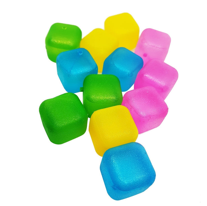 Gelo Artificial Colorido Ice Cubes Colors - C/ 10pc