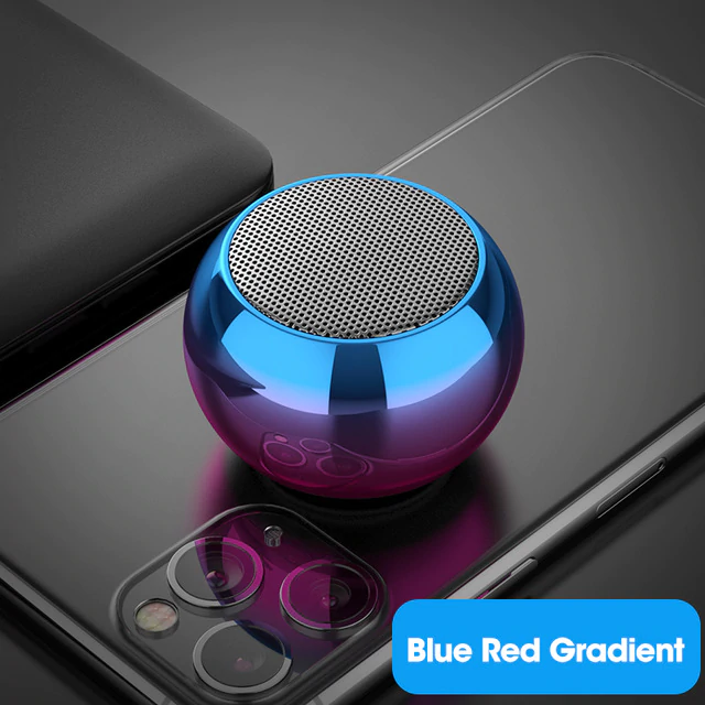 Caixinha Som Bt Tws Metal Mini Speaker 3w