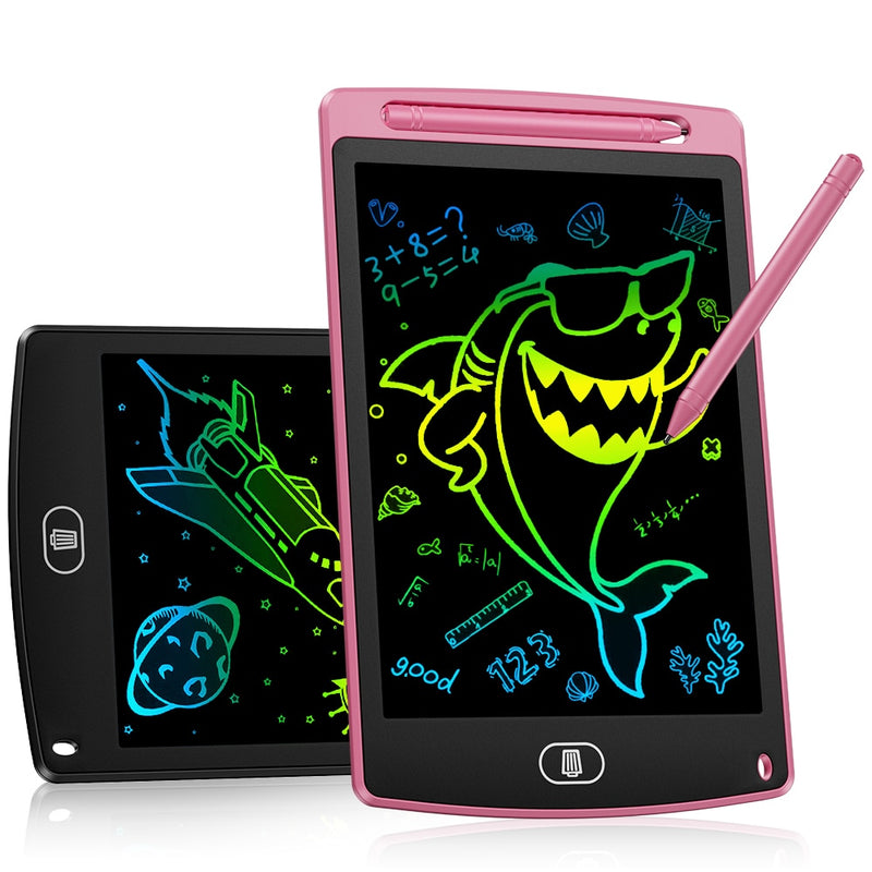 Tablet Infantil LCD Lousa Mágica Escrita Colorida Para Desenho e Estudo - 12 Polegadas