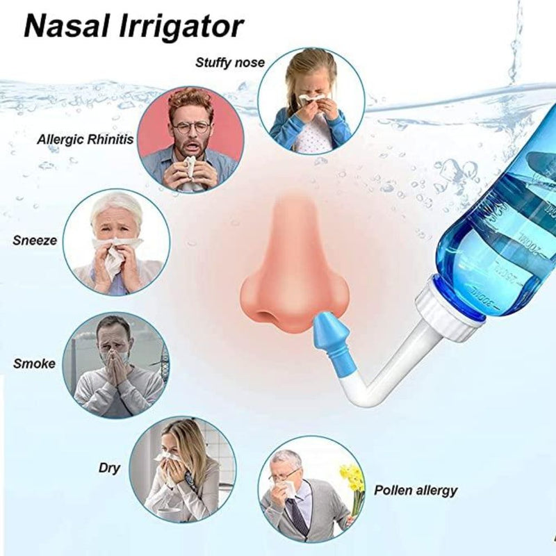 Higienizador Nasal Lavador Lavagem de Nariz 300ml