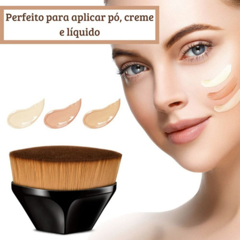 Pincel Hexagonal Base Maquiagem Tiktok Flawless Brush