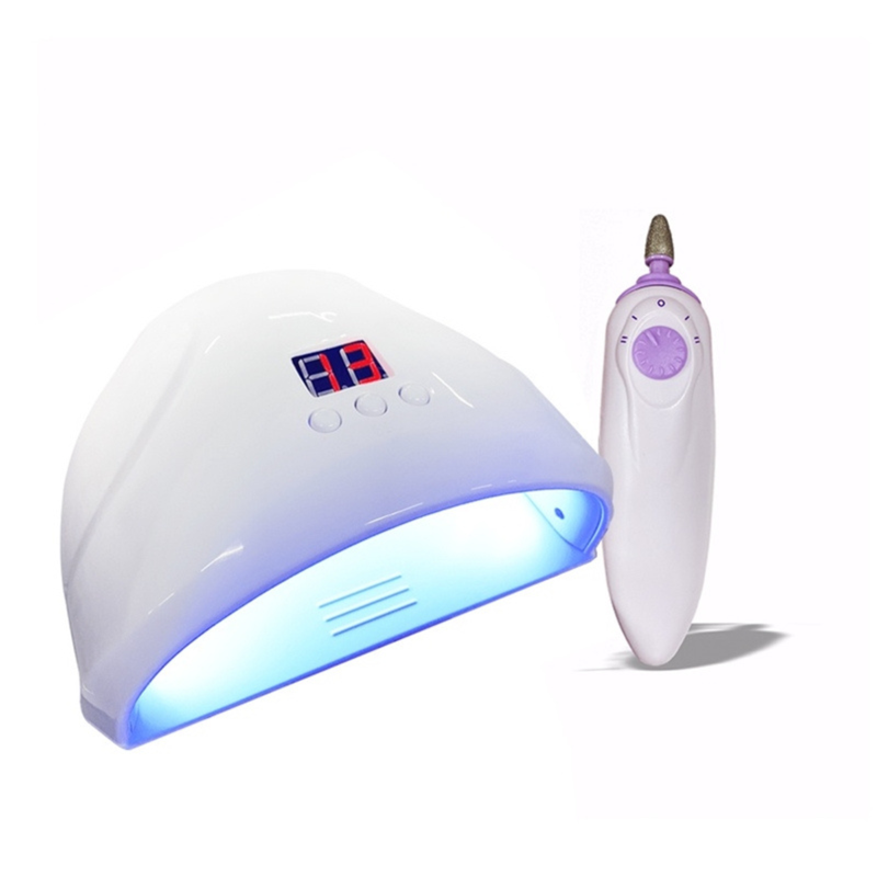 Cabine Secadora De Unha Led UV + Lixadeira Elétrica Nail