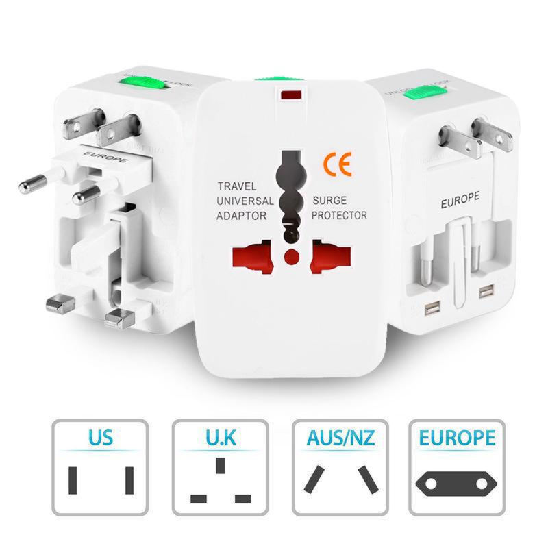 Adaptador Tomada Universal Para Viagem Internacional