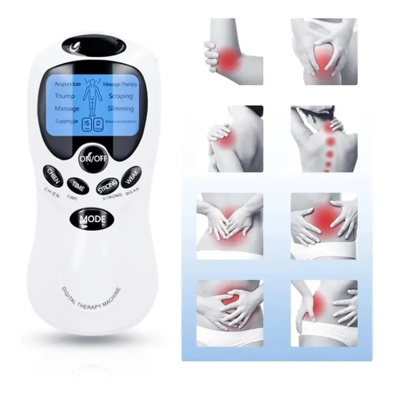 Aparelho Massagem Muscular 4 Eletrodos Therapy Machine