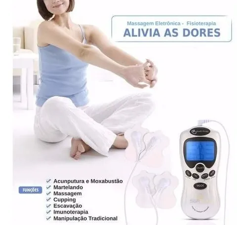 Aparelho Digital Therapy Machine Massageado Muscular Fisioterapia - 4 Eletrodos