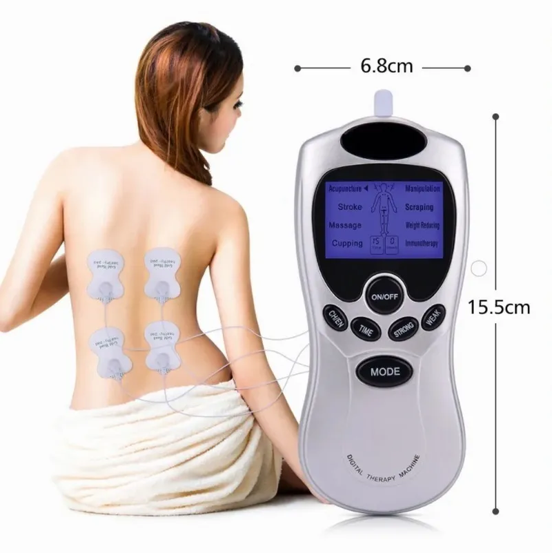 Aparelho Digital Therapy Machine Massageado Muscular Fisioterapia - 4 Eletrodos