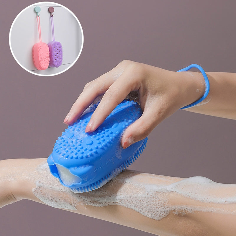 Bucha Esponja de Banho Massageadora de Silicone