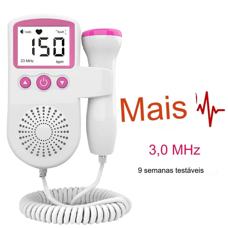 Monitor Fetal Doppler Aparelho Para Ouvir Coração