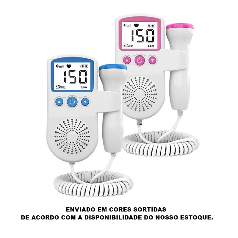 Monitor Fetal Doppler Aparelho Para Ouvir Coração