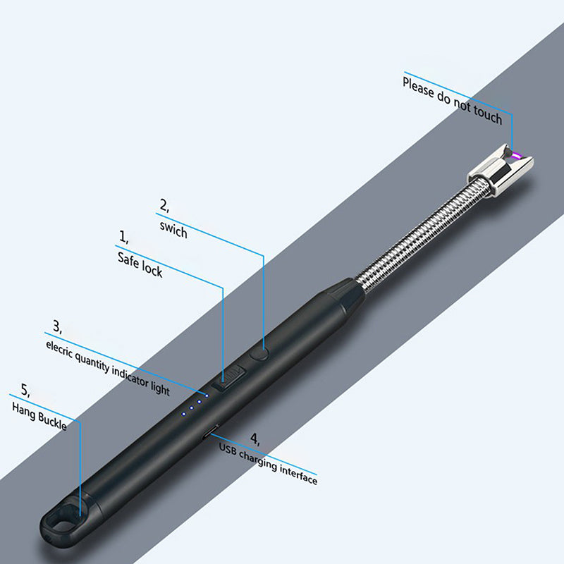 Isqueiro Acendedor Elétrico Recarregável Cozinha Fogão