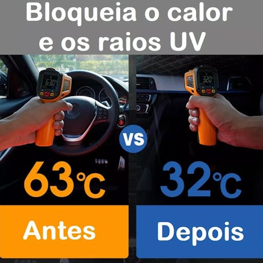 Protetor Solar Para-brisa Carro Proteção Térmica UV